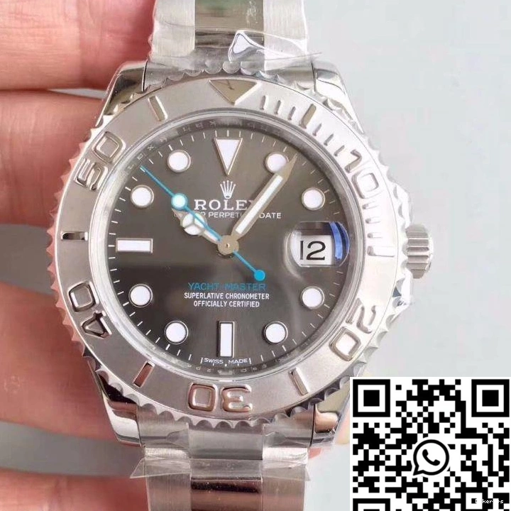 Effortless 116622 Yacht-Master 1277 Anthracite AR Dial Factory Rolex 40MM 0725